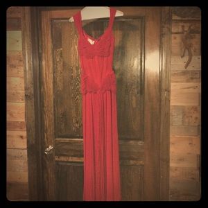 Vicky Tiel 24-Boned Red Jersey Evening Gown 1990’s